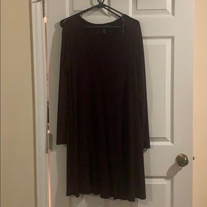 Long sleeve stretchy dress